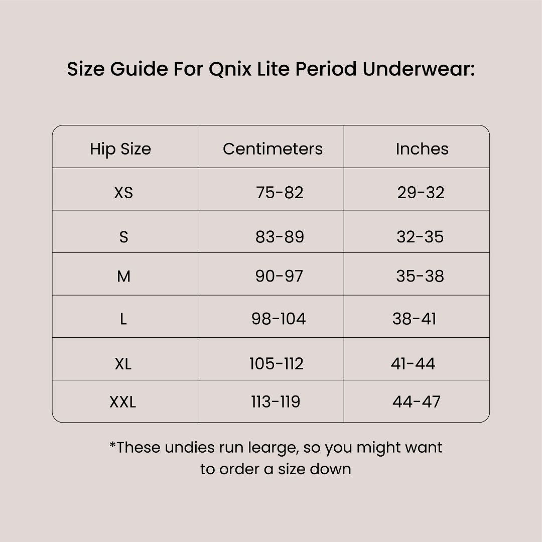 बैकक्यूप अवधि अंडरवियर