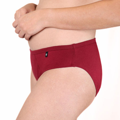 BacQup Period Underwear Dark Red