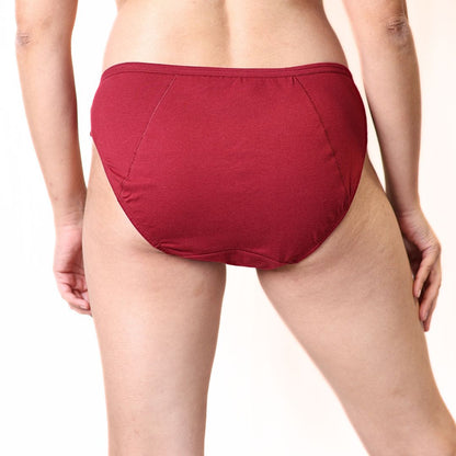 BacQup Period Underwear Dark Red