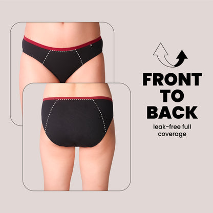 BacQup Period Underwear Black