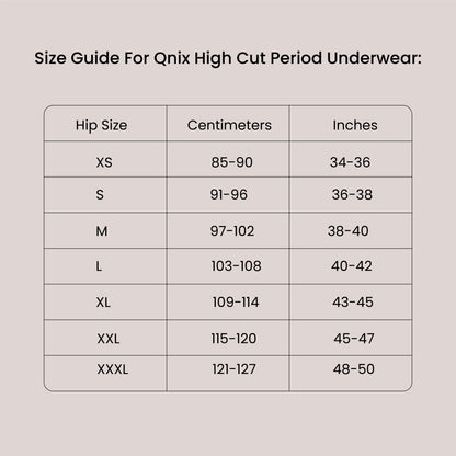 High Cut Period Underwear