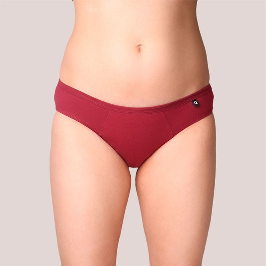 BacQup Period Underwear Dark Red