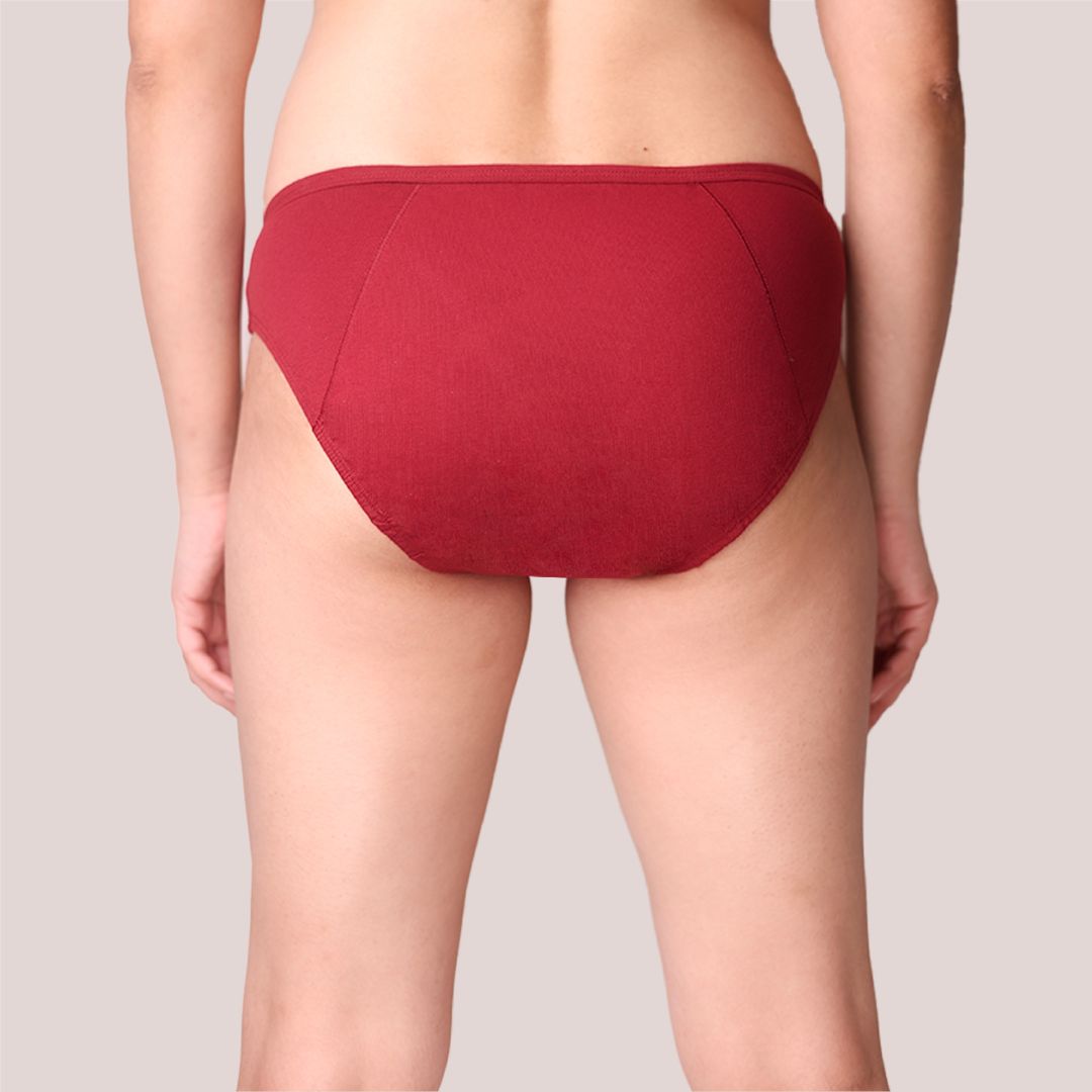 BacQup Period Underwear Dark Red