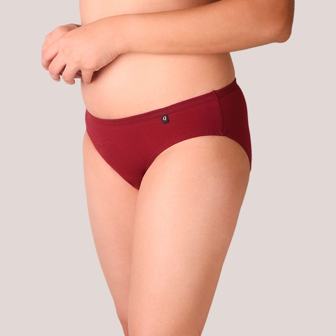 Lite Period Underwear Dark Red
